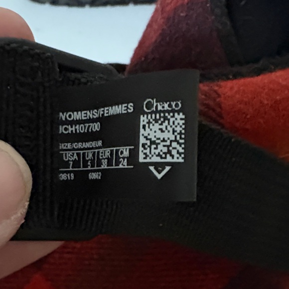 Chaco Plaid Boots with Black Strap - Picture 9 of 9